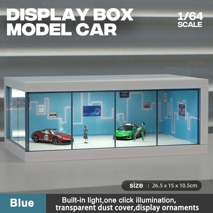 Garage Scene Diorama Model Kit – Collectible Decoration (No Dolls or Cars Included)