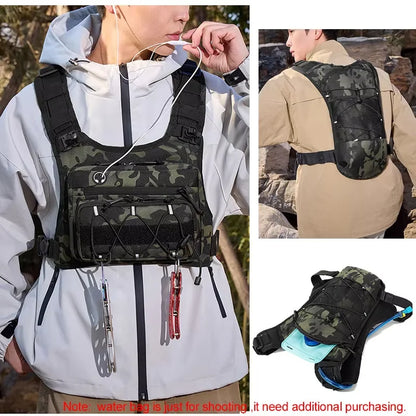 Hydration Vest Running Pack – Tactical Chest Bag for Hiking & Marathon