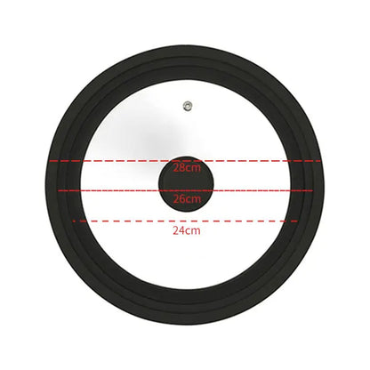 Universal Tempered Glass Lid for Pots & Pans – Multi-Size