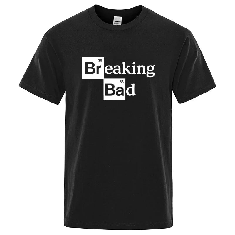 Heisenberg Graphic T Shirt Cotton Blend Casual Short Sleeve Tee