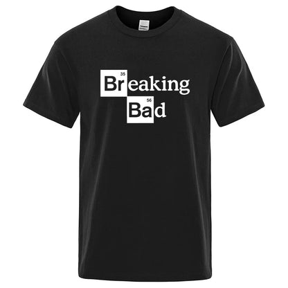 Heisenberg Graphic T Shirt Cotton Blend Casual Short Sleeve Tee