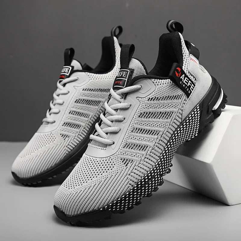 Men's Lightweight Running Shoes – Breathable Athletic Sneakers