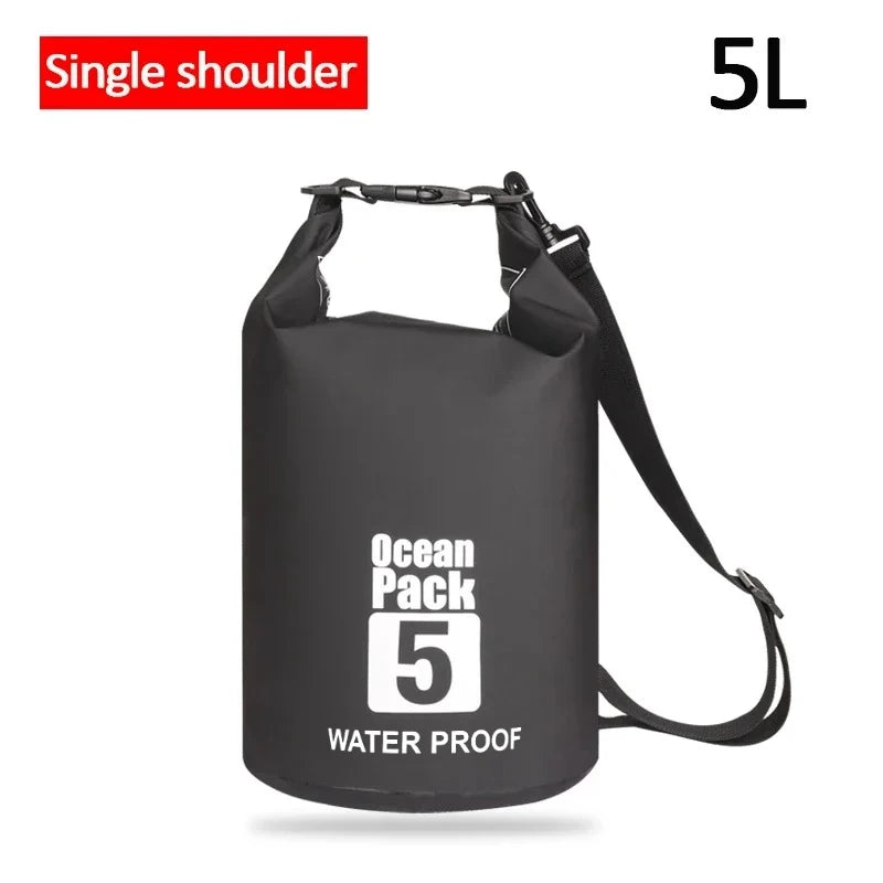 Waterproof Dry Bag 2L–30L – PVC Ocean Pack for Outdoor Sports