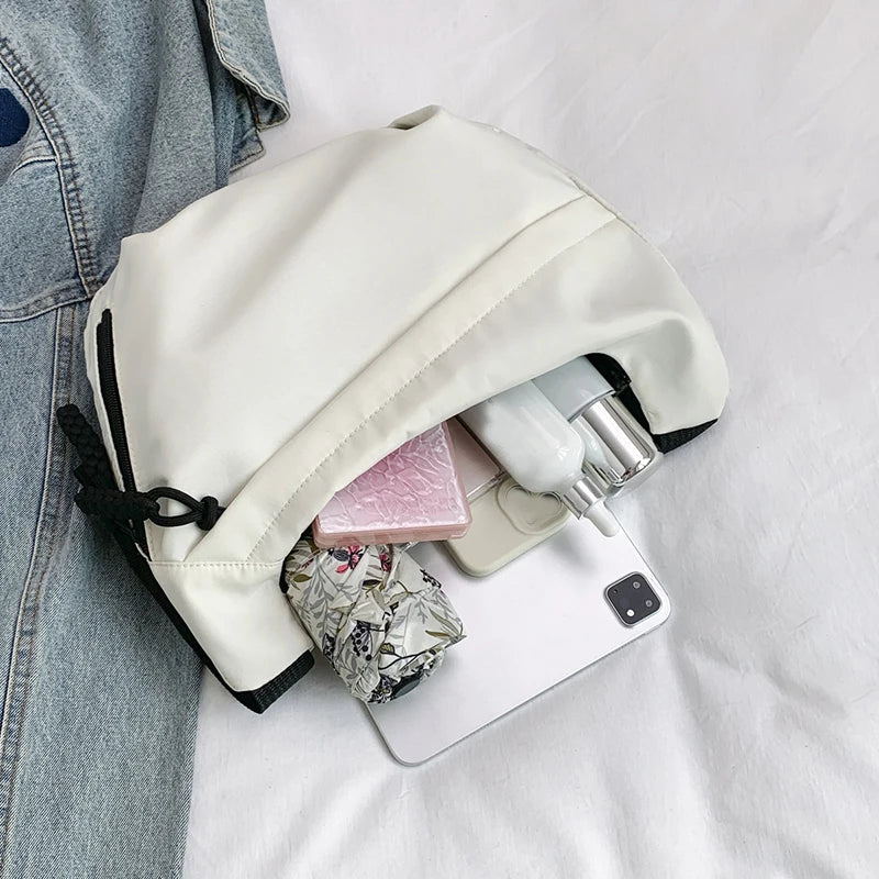 Lightweight Crossbody Shoulder Bag – Casual Nylon Sling