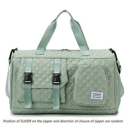Nylon Travel Duffle Bag Large Gym Sports Overnight Bag