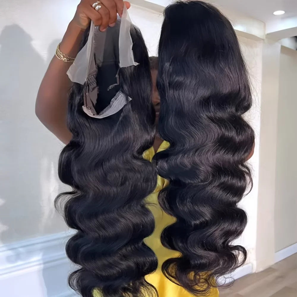 Body Wave Lace Front Wig Human Hair 13x4 HD Transparent Pre Plucked