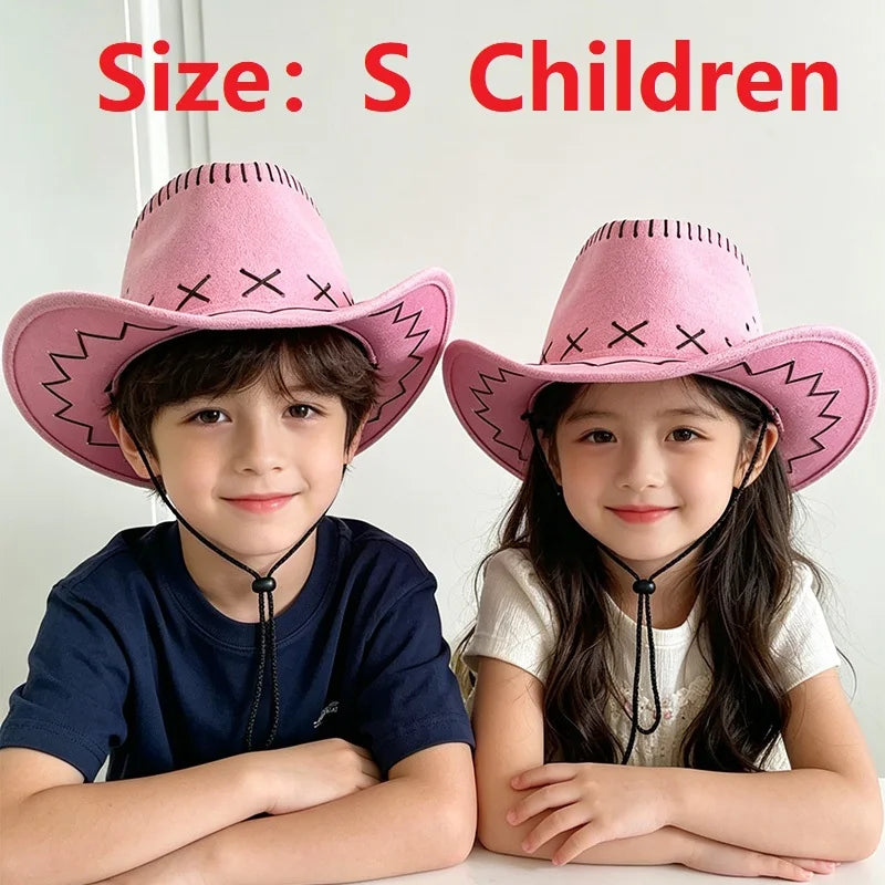 Western Cowboy Hat – Unisex Cowgirl Hat for Women & Men