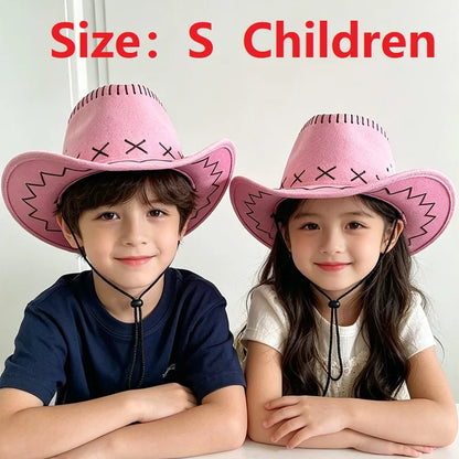 Western Cowboy Hat – Unisex Cowgirl Hat for Women & Men