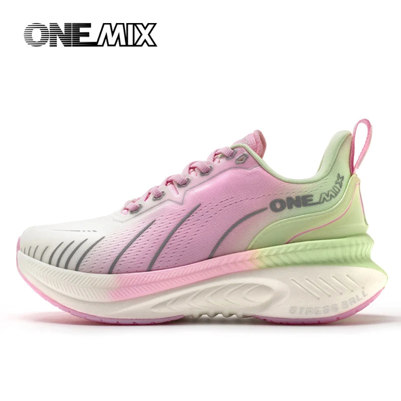Cushioning Running Shoes Unisex – Non-Slip, Lace-Up Sports Sneakers for Heavy Runners