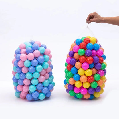 100-Pack Colorful Plastic Ball Pit Balls for Kids