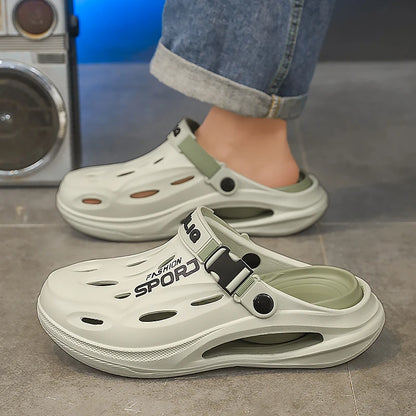 Men's Sport Clogs – Non-Slip Soft Beach Shoes for Summer