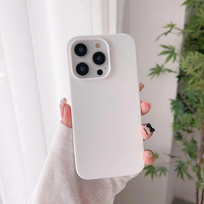 Luxury Candy Color Silicone Soft Case Iphone 16 15 14 13 12 Pro Max Plus Mini Matte Ultra Thin Cover