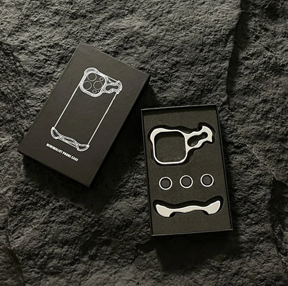 Irregular Metal Bumper Phone Case Iphone Air 13 14 15 16 17 18 Pro Max Plus Lens Film Protect Bare
