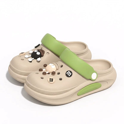 Women's 3D Charm Clogs – Cushioned EVA Garden Sandals