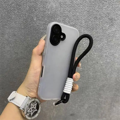 Soft Matte Candy Transparent Phone Case Iphone 17 16 Pro Max 15 14 13 12 11 Xs X 7 8 Plus 16e Hand