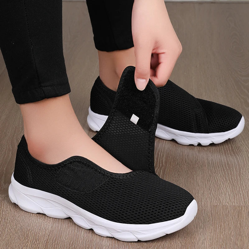Wide Fit Orthopedic Slip-On Shoes for Women