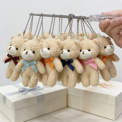Mini Teddy Bear Plush Bulk Set – Soft Stuffed Bears with Bow
