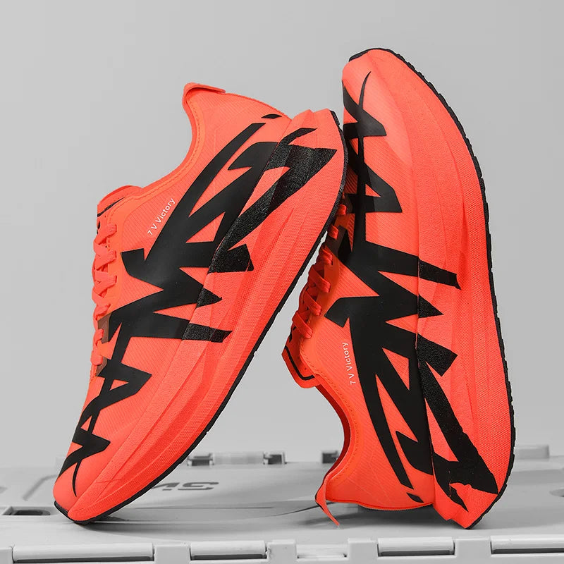 Men's Cushioned Running Sneakers Breathable Mesh Trainer