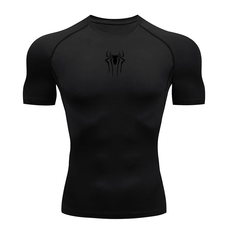 Men's Compression Sport T-Shirt – Quick-Dry Short Sleeve Gym Top