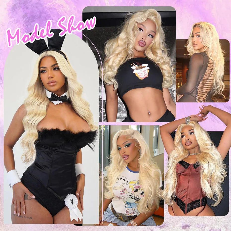 613 Honey Blonde Body Wave Wig – 13x6 & 360 Lace Frontal, 250% Density