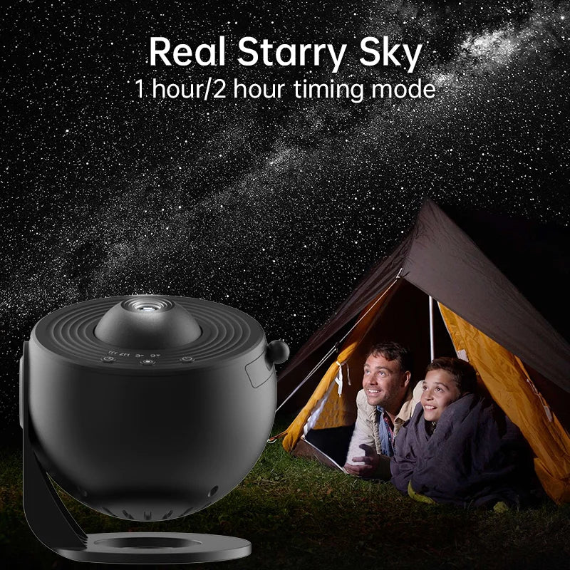 Night Light Galaxy Projector Starry Sky Rotate Planetarium Lamp Room Decoration Holiday Gifts