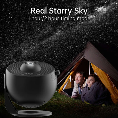 Night Light Galaxy Projector Starry Sky Rotate Planetarium Lamp Room Decoration Holiday Gifts