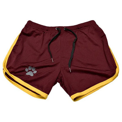 Men's Mesh Running Shorts Breathable Gym Fitness Short Pants