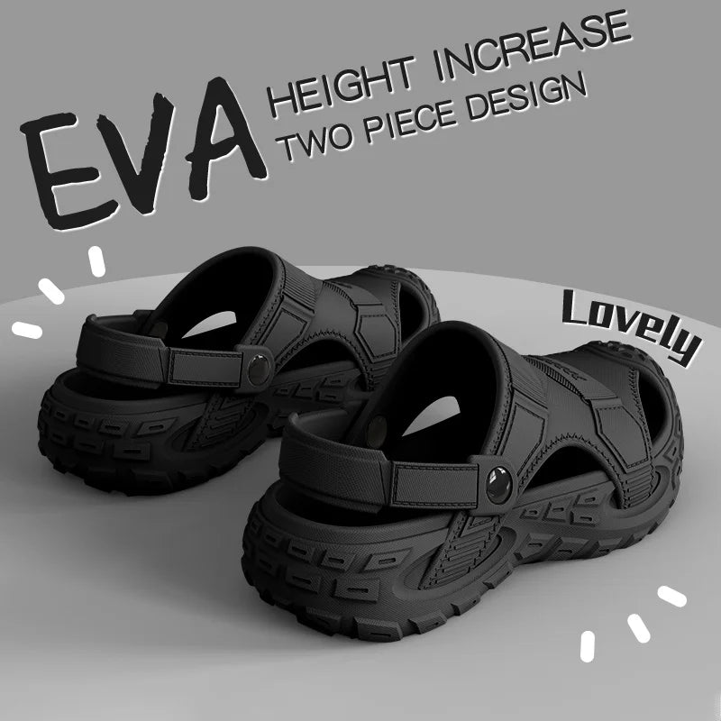 Men's Outdoor Clogs Lightweight Breathable Anti-Slip Summer Sandals