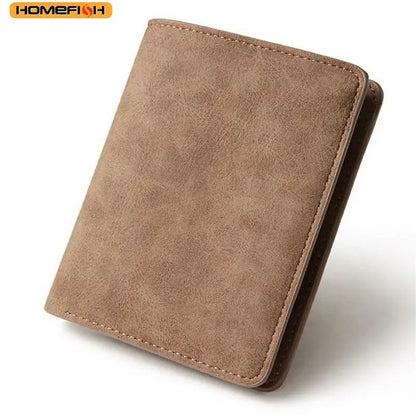 Slim Bifold Card Holder Wallet – Lightweight Leather Men's Wallet