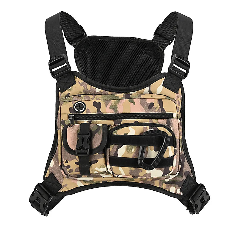 Tactical Chest Bag – Men's Outdoor Vest Rig with Multi-Pockets