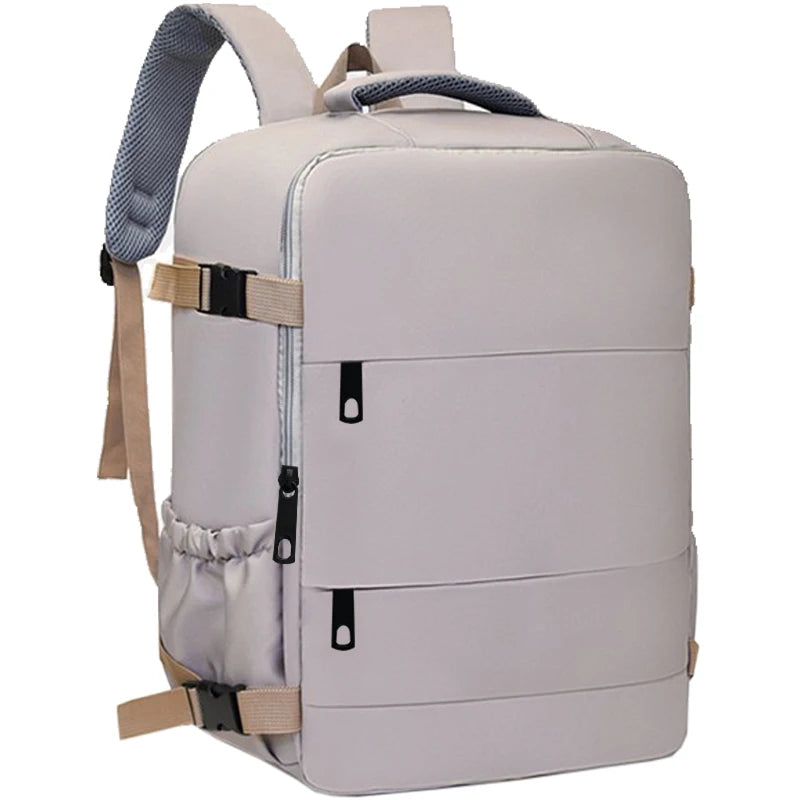 Multi-Pocket Lightweight Backpack with Adjustable Straps