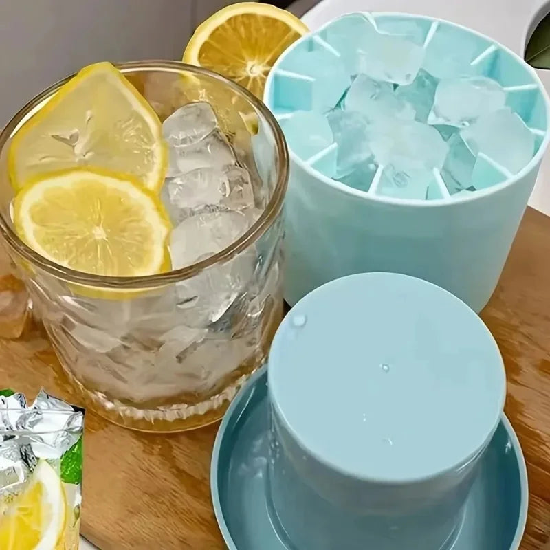 Round Ice Bucket Cube Mold Summer Homemade Diy Refrigerator Freeze Maker Creative Barware Tools