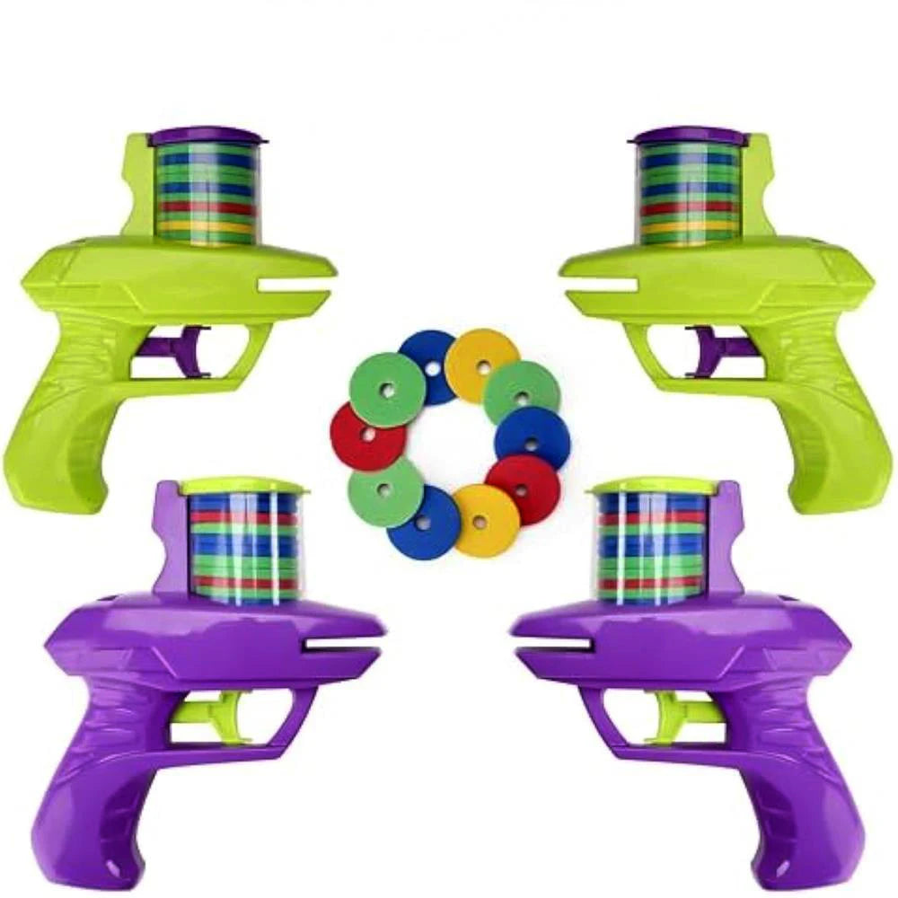 Foam Disc Launcher Toy Gun for Kids – Outdoor Shooting Game