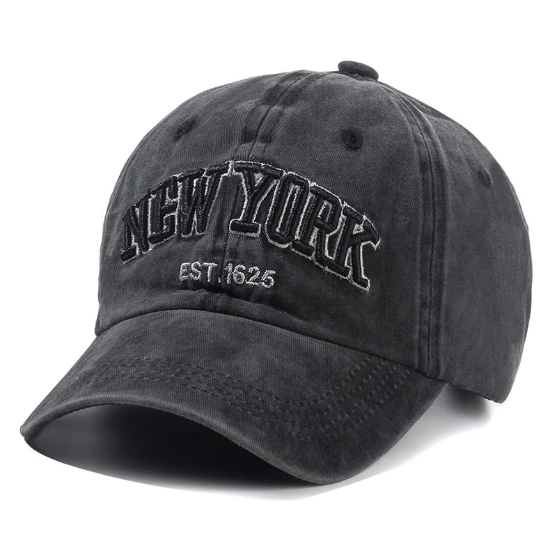 New York Washed Cotton Baseball Cap – Unisex Dad Hat