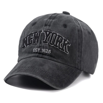 New York Washed Cotton Baseball Cap – Unisex Dad Hat