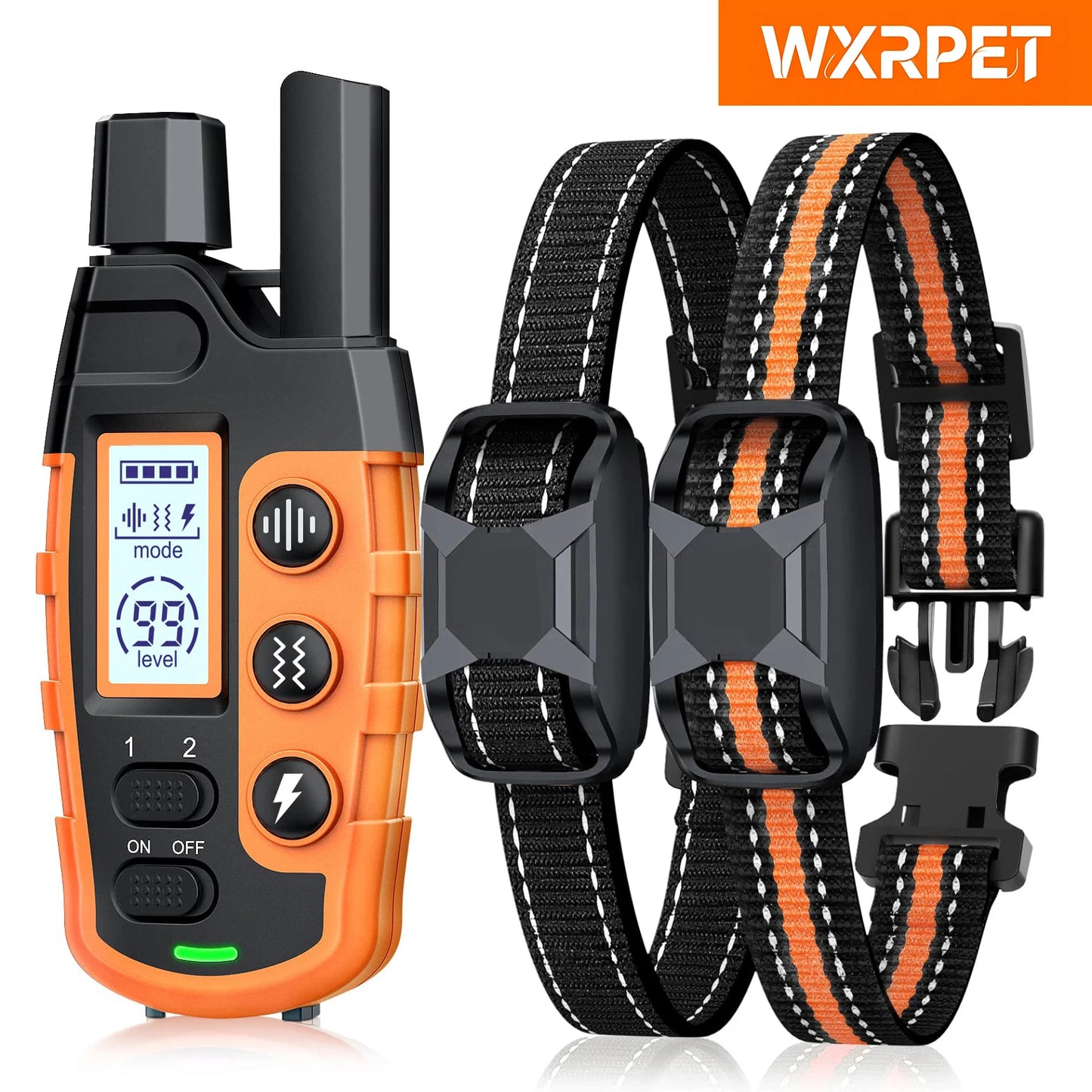 Dog Training Collar with Remote – 3300ft Range, Waterproof, 99 Levels for 5–120 lbs Dogs