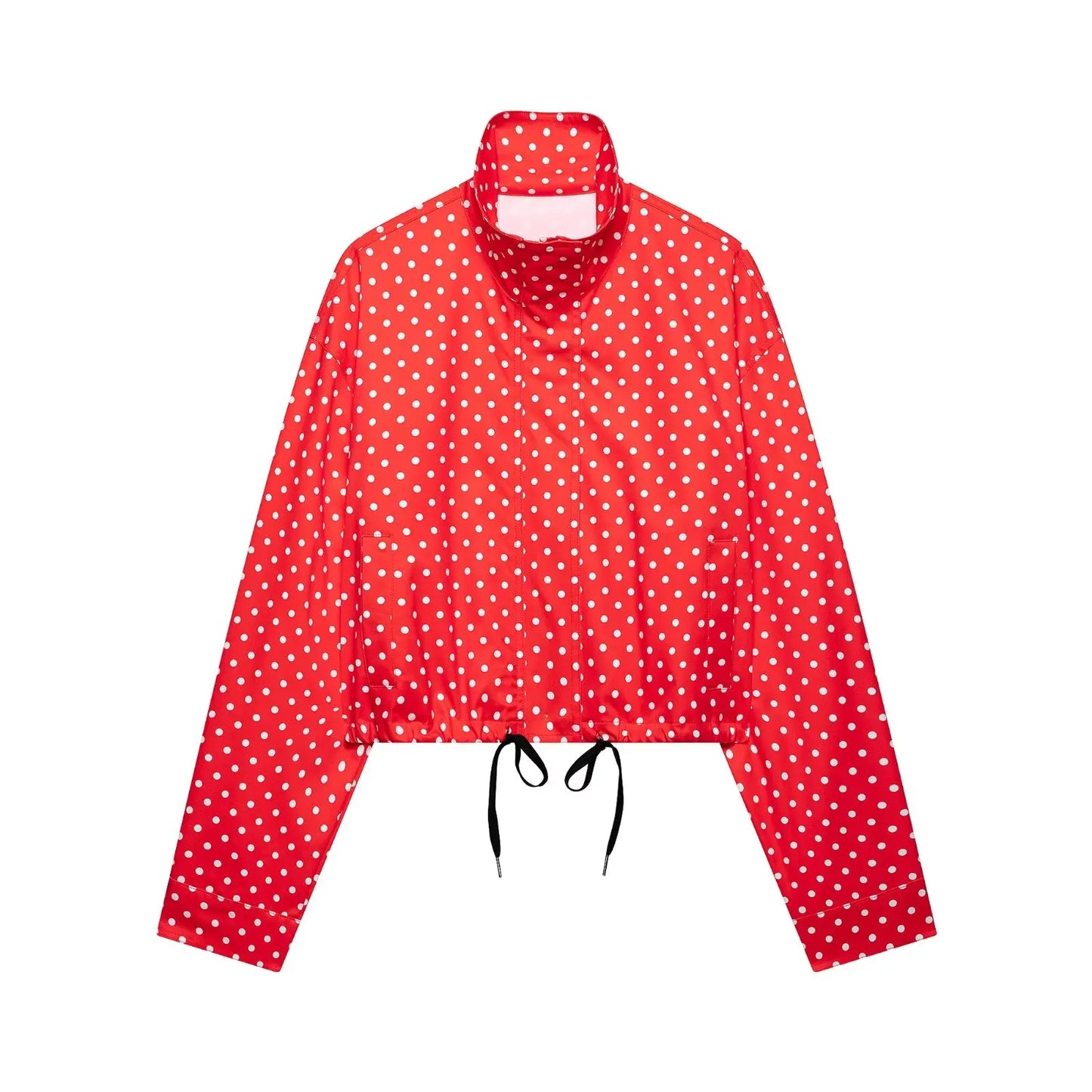 Women's Polka Dot Jacket & Shorts Set