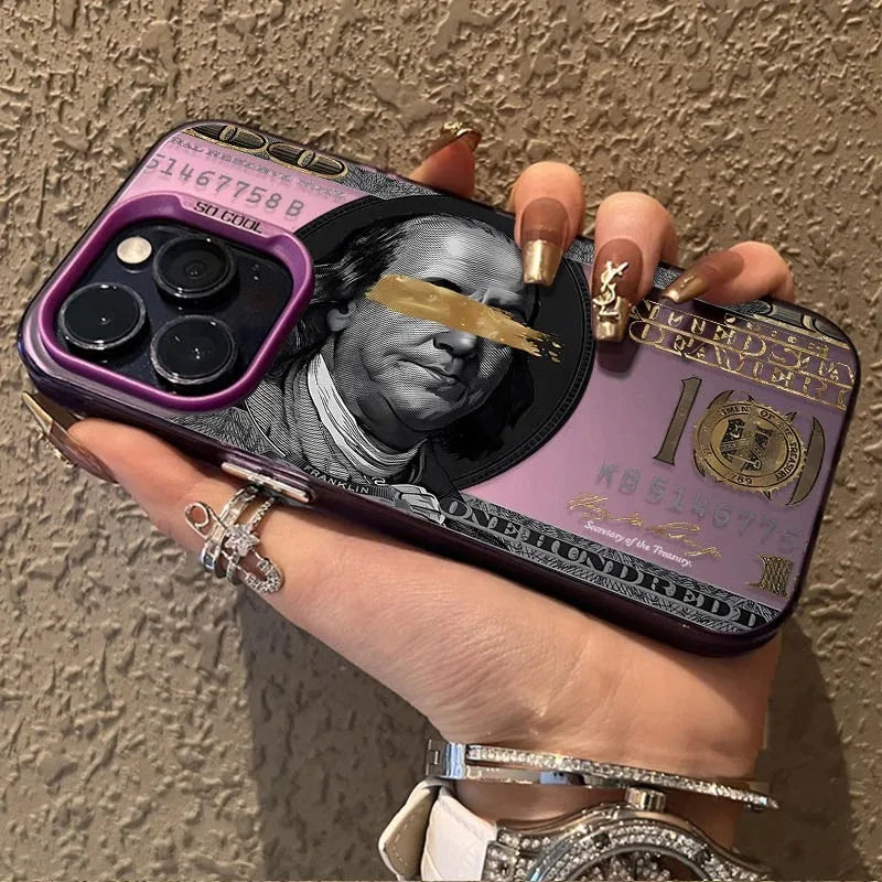 Dollar Popular Design Pc Phone Case Iphone 15 16 14 Plus 16e 13 12 Pro Max Shockproof Matte Hard Usd