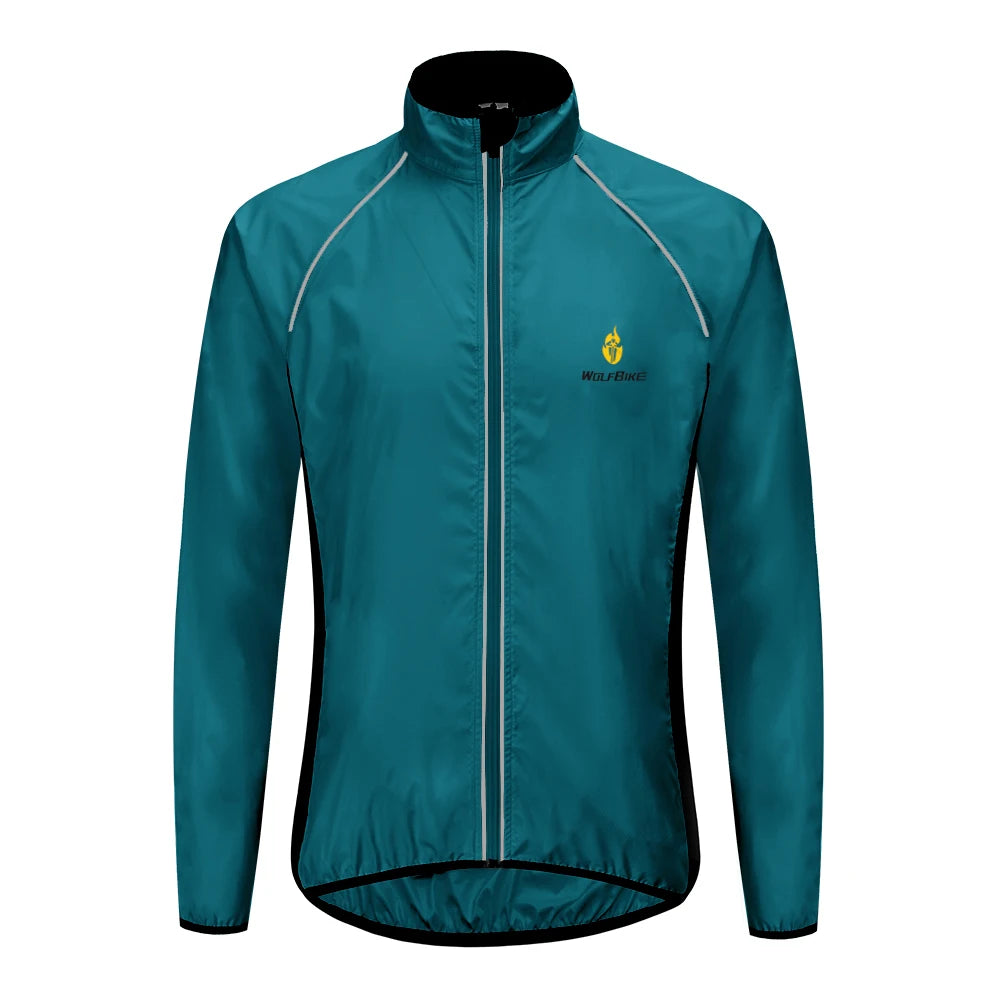Men's Reflective Cycling Jacket Windproof Waterproof MTB