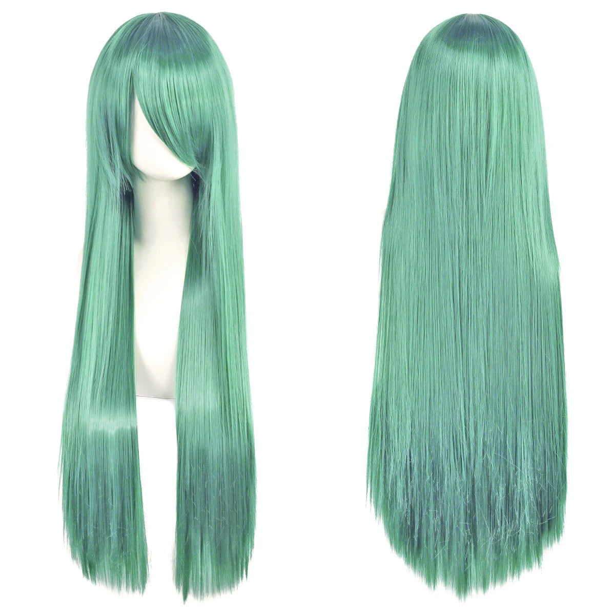 Long Straight Cosplay Wig – 32 Inch Synthetic Lolita Hair, 36 Colors