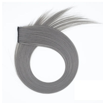 Clip-In Hair Extensions 22 Inch Straight Synthetic – Rainbow Colors