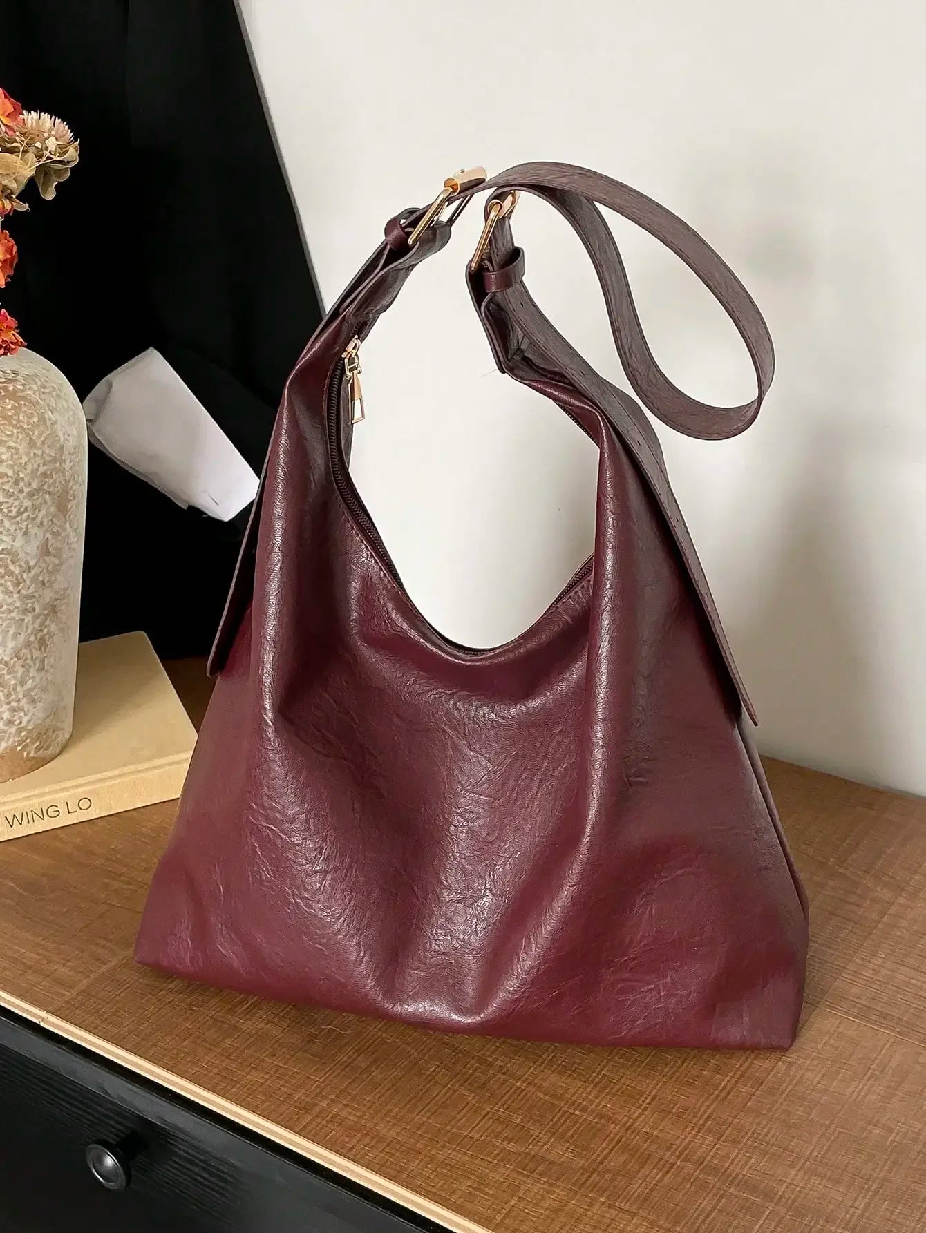 Large Capacity Woven Texture Women's Shoulder Tote Bag – Multifunctional Crossbody Handbag