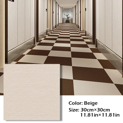 Self-Adhesive Carpet Tiles 30x30cm – Anti-Slip DIY Floor Mat for Office, Bedroom & Study