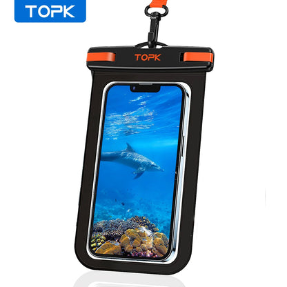 Universal Ipx8 Waterproof Phone Case Dry Bag Lanyard Iphone Samsung Up 7 0 Inch - Waterproof