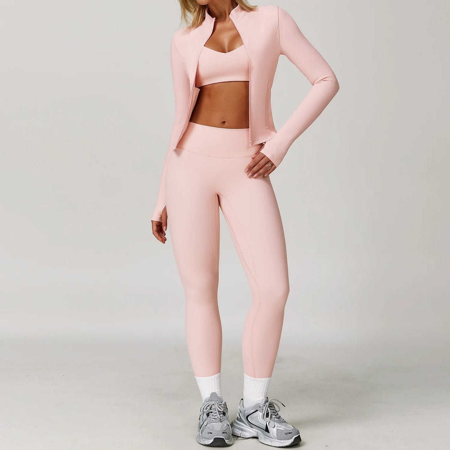 Women's Yoga Set – 2 & 3 Piece Sports Bra & Shorts Activewear
