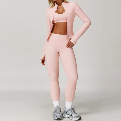 Women's Yoga Set – 2 & 3 Piece Sports Bra & Shorts Activewear