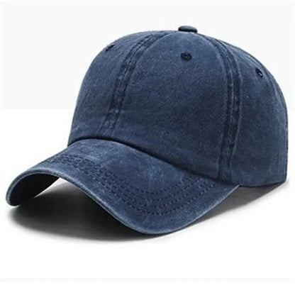 Baseball Cap – Solid Washed Cotton Dad Hat for Men & Women