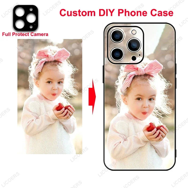 Custom Matte Case Iphone 17 Air 16 15 14 13 12 11 Pro Max Mini Se Xs Xr Plus Diy Personalized Photo