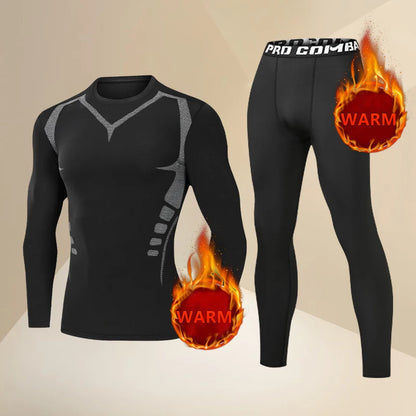 Men's Thermal Compression Set – Long Sleeve Top & Leggings