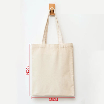 Canvas Tote Bag – Large Capacity Eco-Friendly Reusable Cotton Shoulder Bag